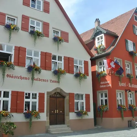 Hotel-restaurant Goldenes Lamm 3* Dinkelsbühl